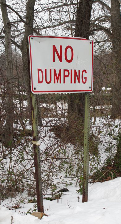 no dumping